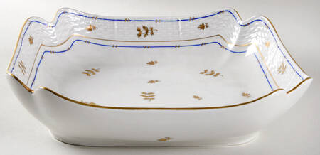 Coronation (Bat) 10" Square Large Fruit Bowl