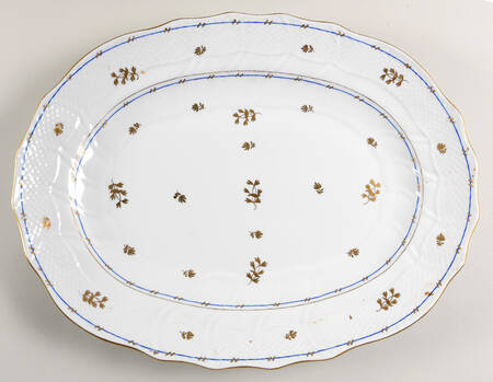 Coronation (Bat) 16" Oval Serving Platter