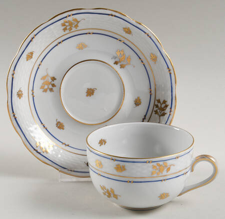 Coronation (Bat) Flat Cup & Saucer Set