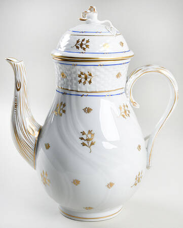 Coronation (Bat) Coffee Pot & Lid