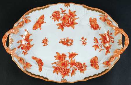 Fortuna (Vboh) 14" Oval Handled Platter