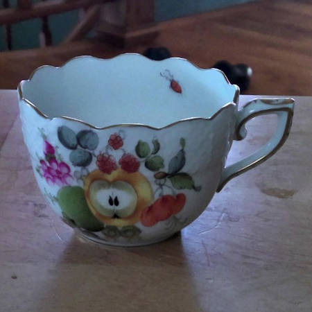 Fruits & Flowers (BFR) Flat Demitasse Cup