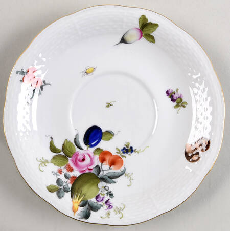 Fruits & Flowers (BFR) Saucer for Footed Cream Soup Bowl