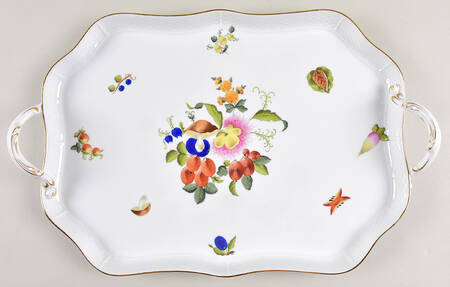 Fruits & Flowers (BFR) 18" Handled Tray