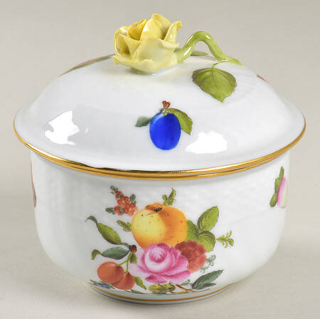 Fruits & Flowers (BFR) Mini Sugar Bowl & Lid