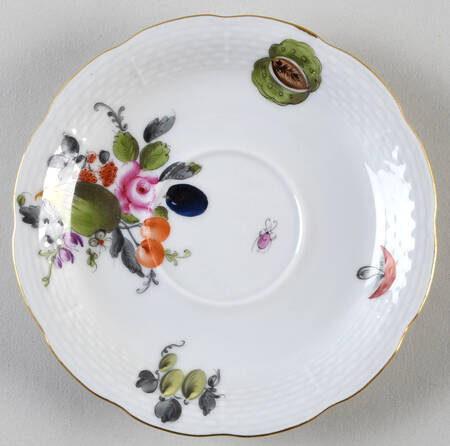 Fruits & Flowers (BFR) Saucer for Footed Cup