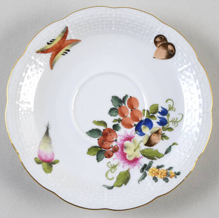 Fruits & Flowers (BFR) Saucer for Footed Cup