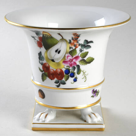 Fruits & Flowers (BFR) 5" Claw Footed Urn Vase
