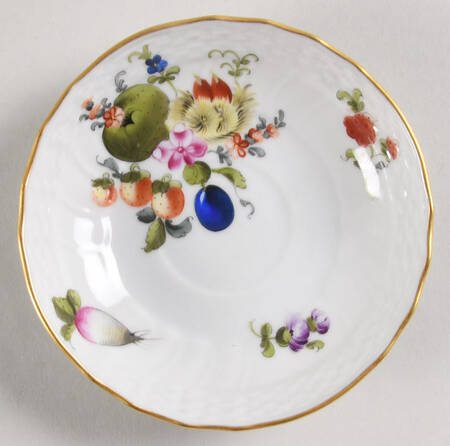 Fruits & Flowers (BFR) Saucer for Flat Demitasse Cup