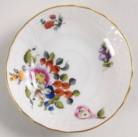 Fruits & Flowers (BFR) Saucer for Flat Demitasse Cup