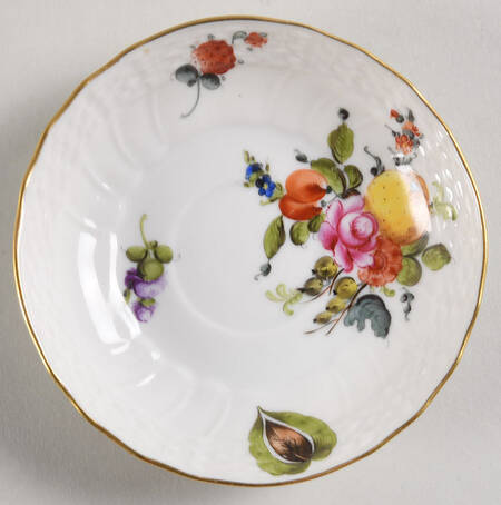 Fruits & Flowers (BFR) Saucer for Flat Demitasse Cup