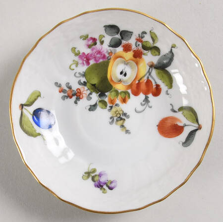 Fruits & Flowers (BFR) Saucer for Flat Demitasse Cup