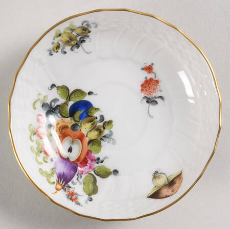 Fruits & Flowers (BFR) Saucer for Flat Demitasse Cup
