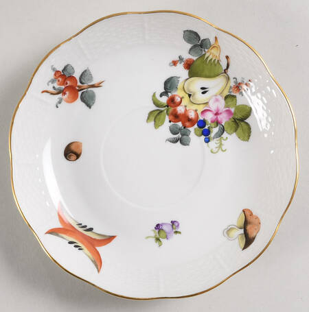 Fruits & Flowers (BFR) Saucer for Flat Cream Soup Bowl