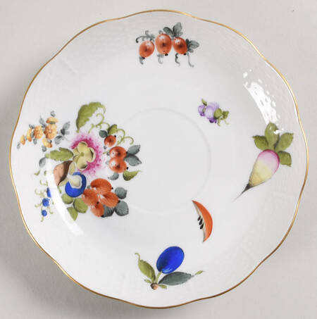 Fruits & Flowers (BFR) Saucer for Flat Cream Soup Bowl