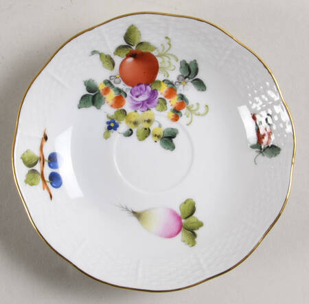 Fruits & Flowers (BFR) Saucer for Flat Demitasse Cup