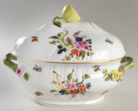 Fruits & Flowers (BFR) Oval Tureen & Lid