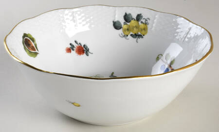 Fruits & Flowers (BFR) 7" Round Vegetable Bowl