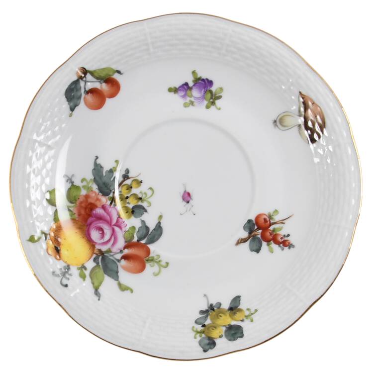 Fruits & Flowers (BFR) Saucer for Footed Cream Soup Bowl