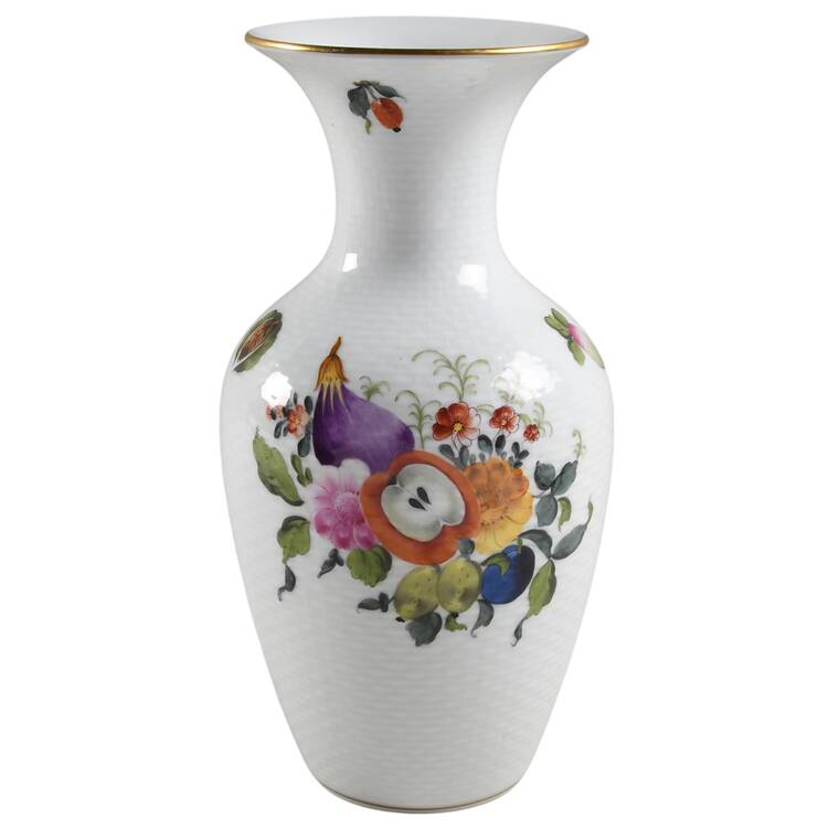 Fruits & Flowers (BFR) 10" Vase
