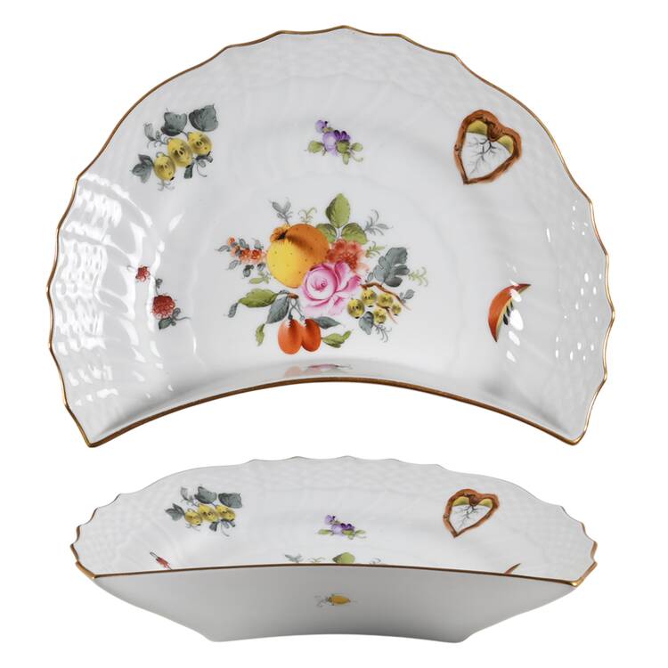 Fruits & Flowers (BFR) Crescent Salad Plate