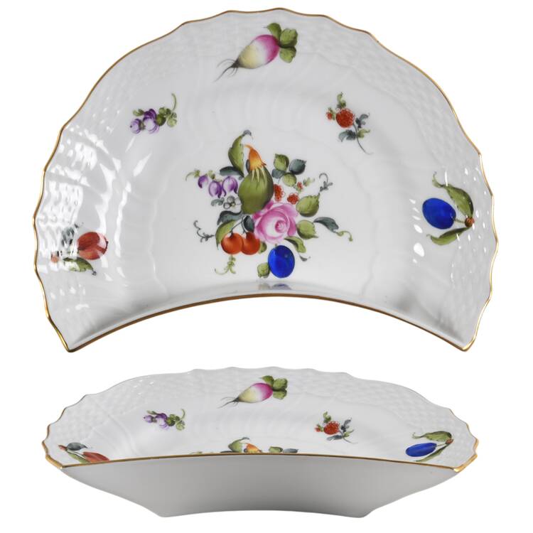 Fruits & Flowers (BFR) Crescent Salad Plate