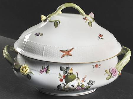 Fruits & Flowers (BFR) Oval Tureen & Lid