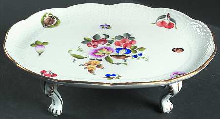 Fruits & Flowers (BFR) 4 Toed Oval Tray