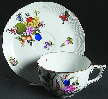 Fruits & Flowers (BFR) Soup Cup & Saucer Set