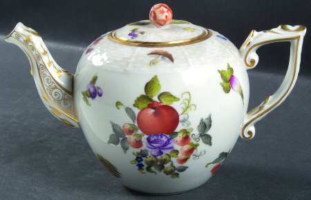 Fruits & Flowers (BFR) Mini Teapot & Lid