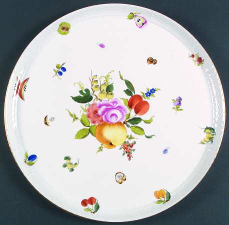 Fruits & Flowers (BFR) Round Torte Plate