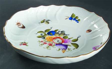 Fruits & Flowers (BFR) 10" Round Vegetable Bowl