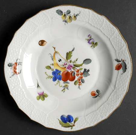 Fruits & Flowers (BFR) Dessert/Pie Plate