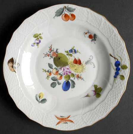 Fruits & Flowers (BFR) Dessert/Pie Plate