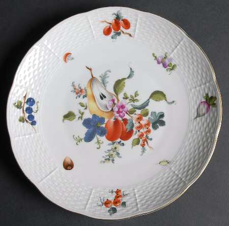 Fruits & Flowers (BFR) Coupe Dessert Plate
