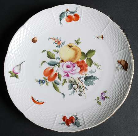 Fruits & Flowers (BFR) Coupe Dessert Plate