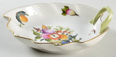 Fruits & Flowers (BFR) 7" Leaf Dish