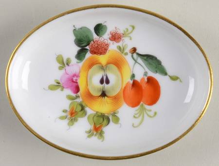 Fruits & Flowers (BFR) 3" Oval Ashtray