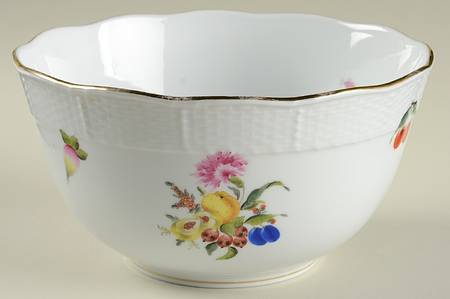 Fruits & Flowers (BFR) 7" Round Vegetable Bowl