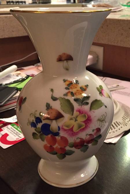 Fruits & Flowers (BFR) 8" Flared Vase