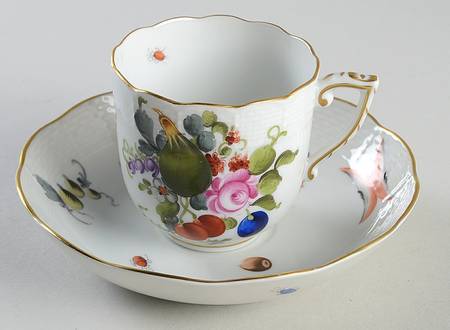 Fruits & Flowers (BFR) Chocolate Cup & Saucer Set