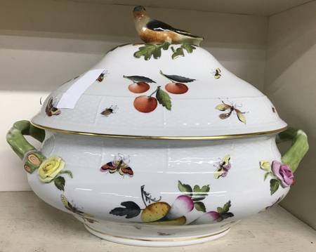 Fruits & Flowers (BFR) Oval Tureen & Lid