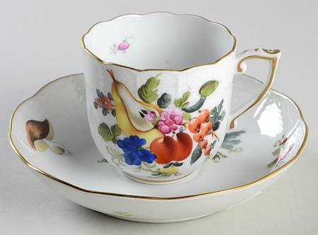 Fruits & Flowers (BFR) Chocolate Cup & Saucer Set