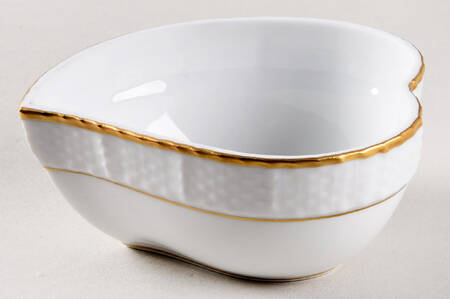 Golden Edge Newer (HDE) 3" Heart Shape Bon Bon No Lid