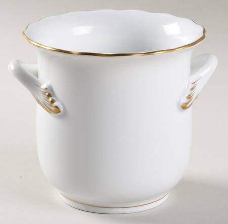 Golden Edge Newer (HDE) 4" Handled Cachepot