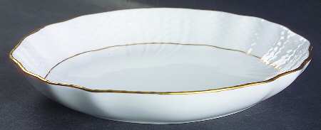 Golden Edge Newer (HDE) 8" Oval Vegetable Bowl