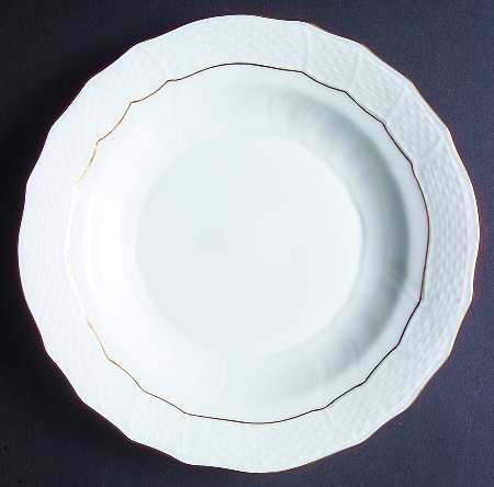 Golden Edge Newer (HDE) Dessert Luncheon Plate