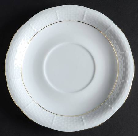 Golden Edge Newer (HDE) Saucer for Cream Soup Bowl