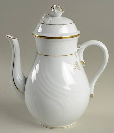 Golden Edge Newer (HDE) Small Coffee Pot & Lid