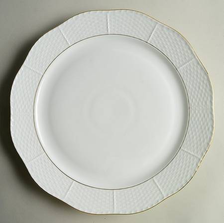 Golden Edge Newer (HDE) 13" Chop Plate (Round Platter)